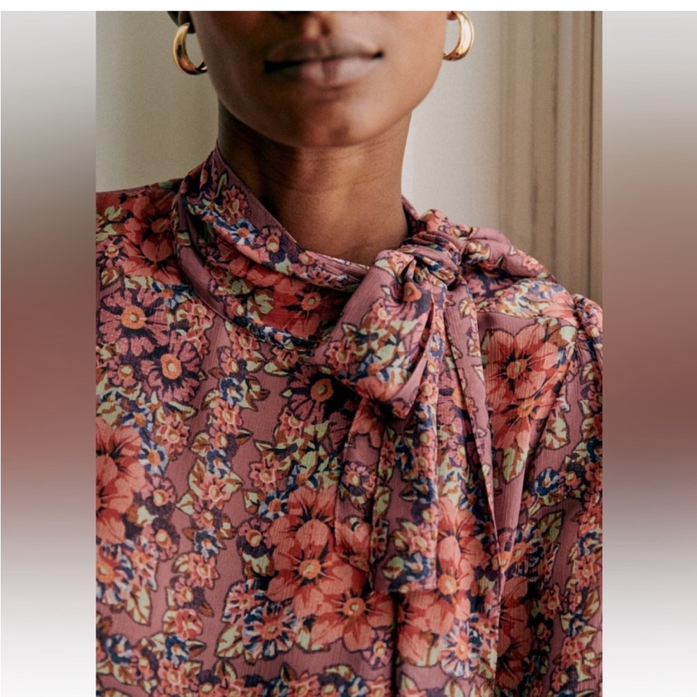 NWT Sezane Elyes Blouse
